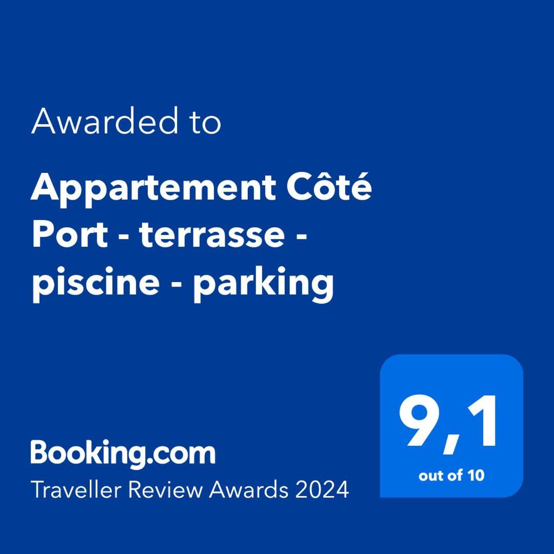 Cap'Nomad Studio Cote Port - Terrasse - Piscine - Parking 아그 외부 사진